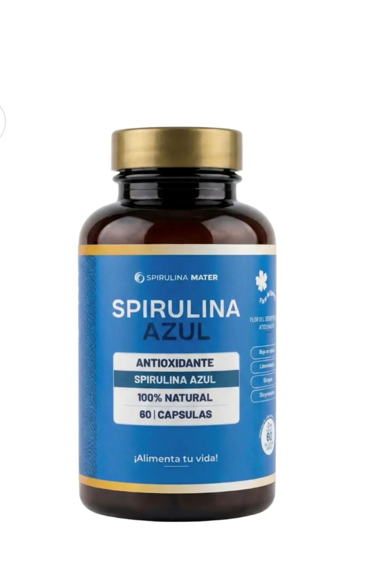 Espirulina Azul (Ficocianina) 60 Cápsulas