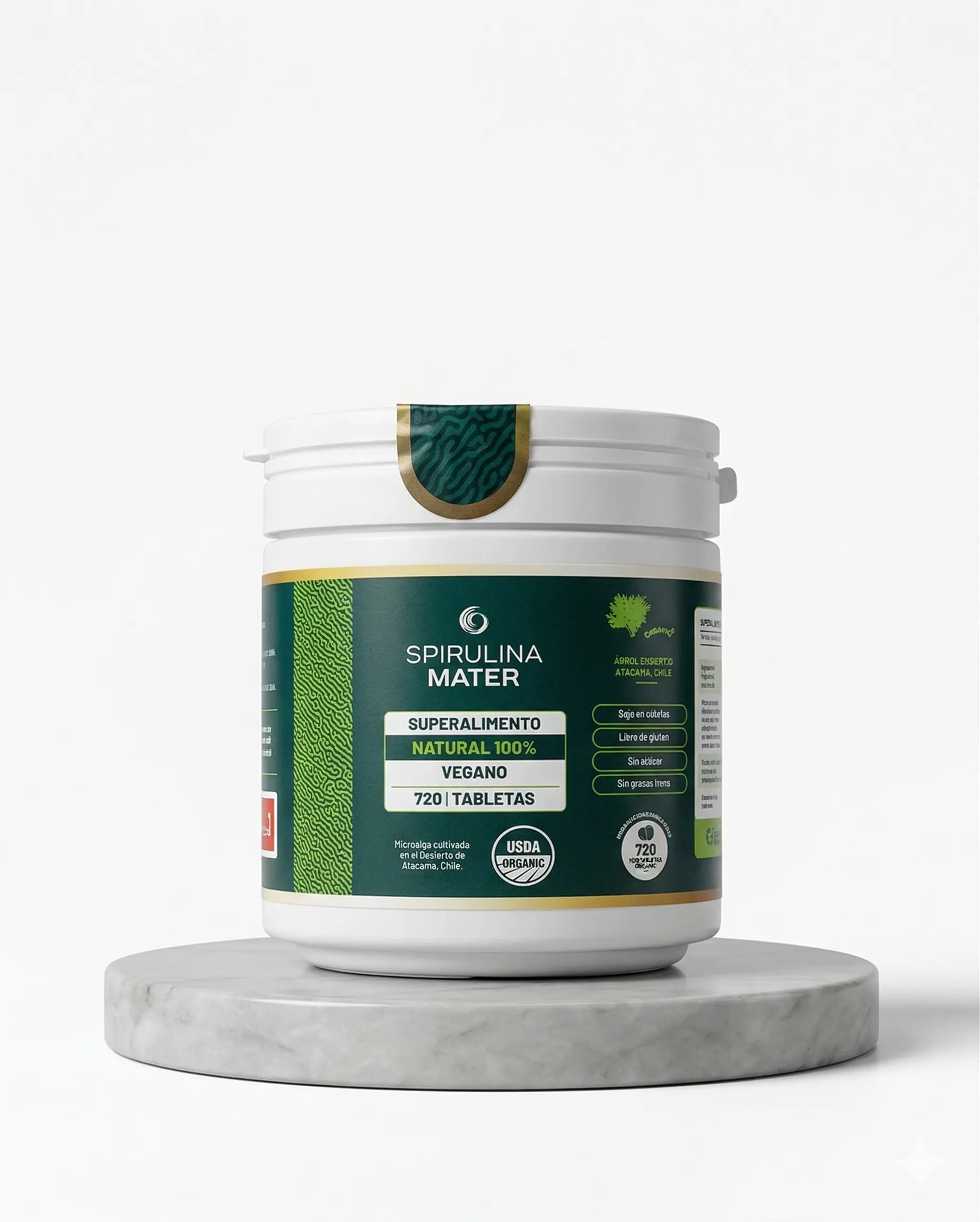 Espirulina Mater en Cápsulas